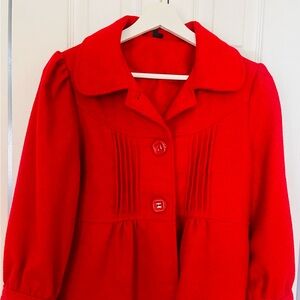 Vibrant Red Jacket by Ambition